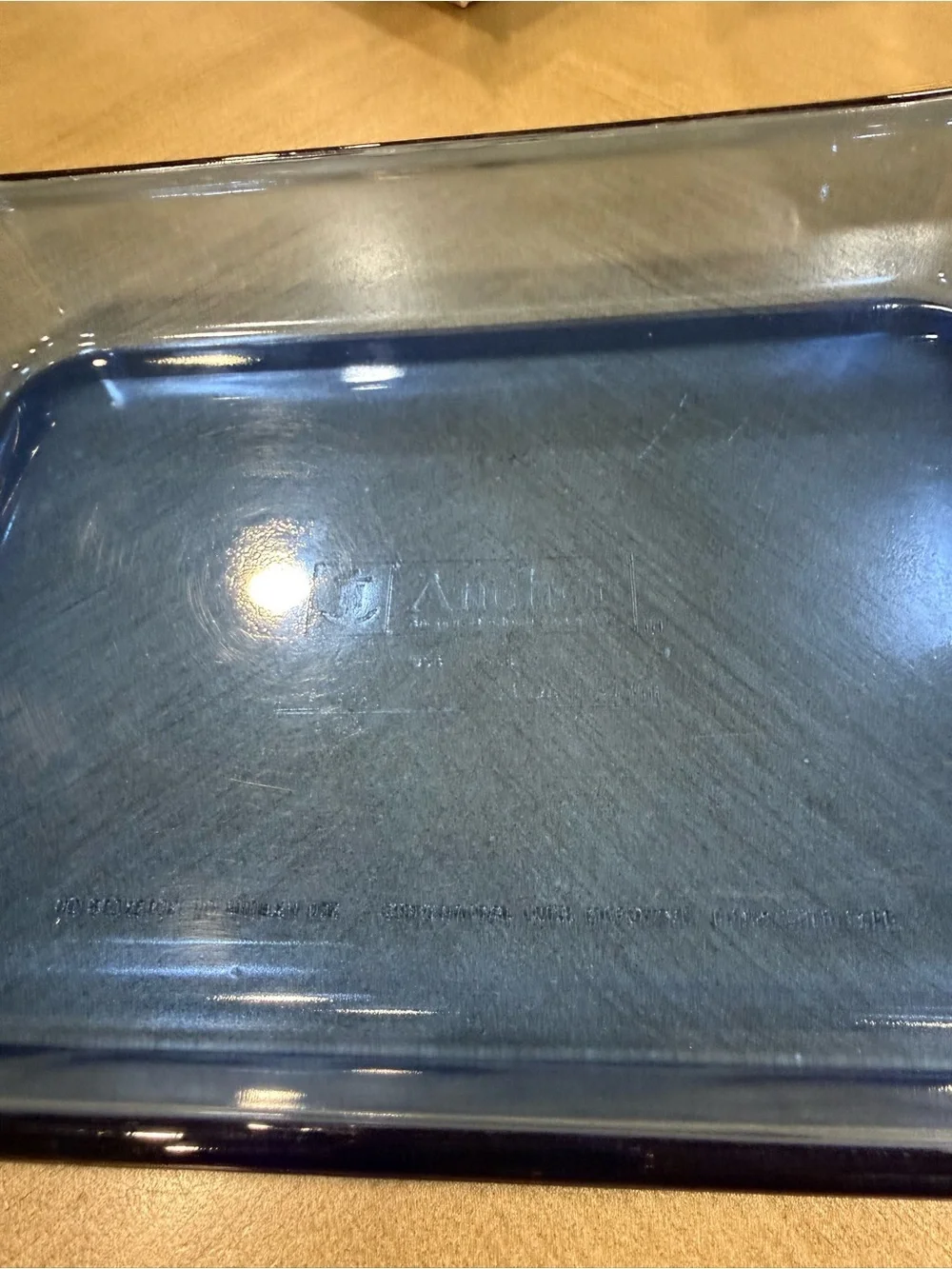 Anchor Hocking 3 Quart  9 X 13 X 2 Cobalt Blue Rectangular Baking Lasagna Dish